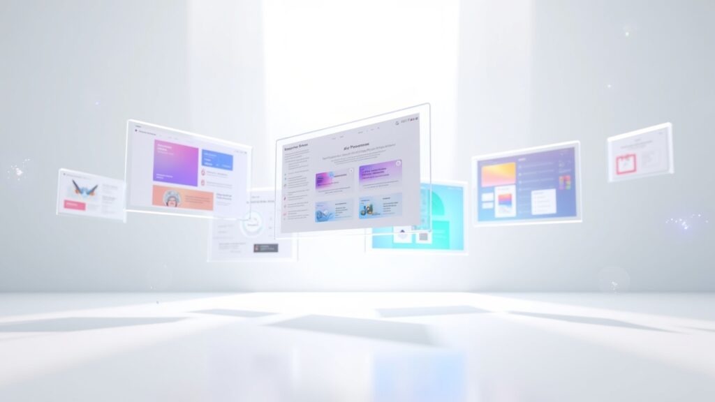 Template gallery showcase