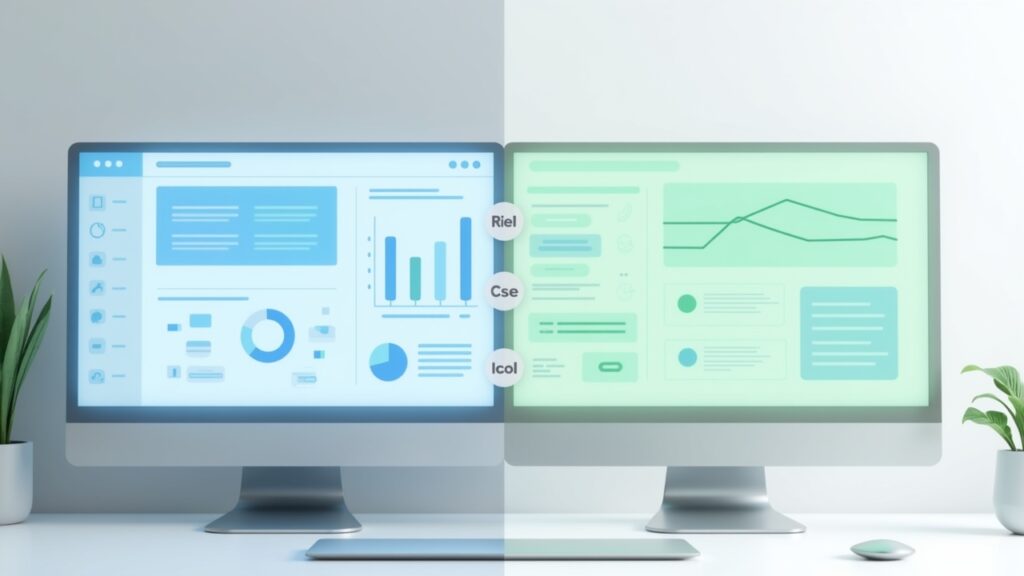 Side-by-side tool comparison